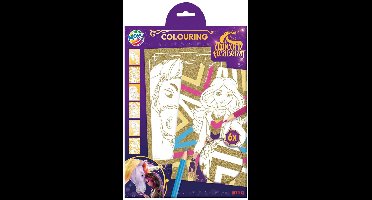 Creative Craft Group unicorn kleurset glitterpapier A4 - 6 vellen.