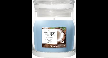Yankee Candle - Salted Coconut Small Jar Geurkaars - tot 30 branduren