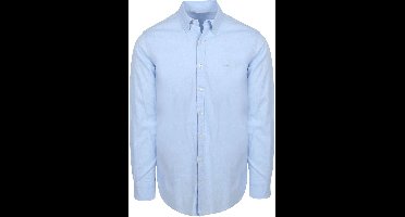 McGregor Overhemd Cotton Linen Lichtblauw - Maat M - Heren