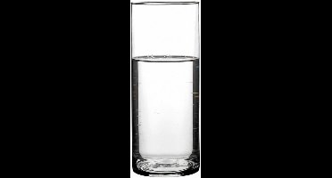 Home & Styling Bloemenvaas - Cilinder vorm - transparant - glas - 12 x 30 cm - rechte cilinder - boeketten - sierrtakken