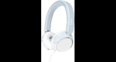 PHILIPS TAK2000BL/00 - Kinderkoptelefoon - 85 dB Veilig Luisteren - Audio Share - Ingebouwde Microfoon - Opvouwbaar - USB-C Adapter Inclusief - Licht Blauw / Wit