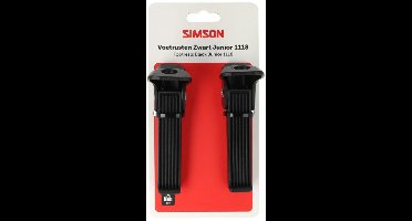 Simson voetsteun set 1118 op as zwart