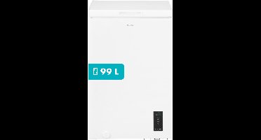 Tomado TCF0991W - Vrieskist - 99 liter - Supervriezen - Digitaal thermostaat - Low Frost - Energielabel E - Wit