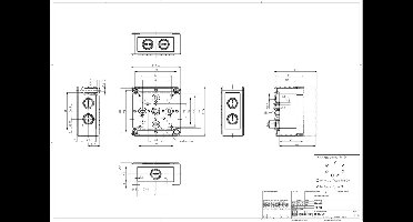 Spelsberg TK PC 99-6-M Installatiebehuizing 94 x 94 x 57 Polystereen, Polycarbonaat, Polyurethaan, Polyamide Lichtgrijs