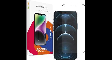 Accezz Screen Protector - Geschikt voor Apple iPhone 12 Pro Max - Gehard Glass Full Cover