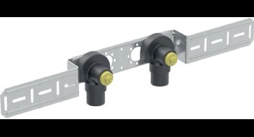Geberit Mapress haakse aansluiting 90° met buitendraad MF 1/2", voorgemonteerd, dubbel, AD 15.3, 632.855.00.2