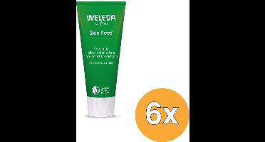 WELEDA - Crème - Skin Food - Droge huid - 75 ml - Voordeelverpakking - 6 stuks - Droge huid - Voedende crème