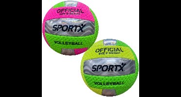 SportX strand volleybal metallic speelgoed bal voor kinderen.
