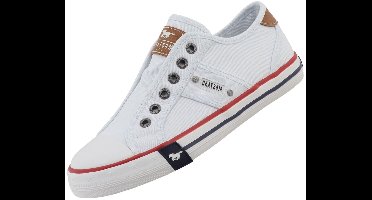 Mustang dames canvas sneaker wit