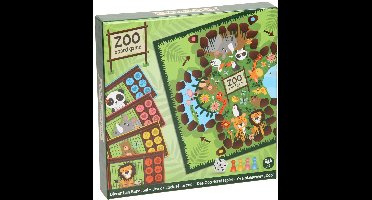 Mini Kleurboek met Krijtjes en Stickers - Dino