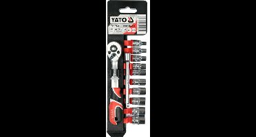 Yato YT-14432 Serie - Dopsleutelset - 1/4 inch - 12-delig - CrV Staal