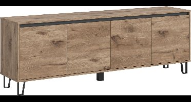 Balton TV-meubel 4 deuren eiken decor.