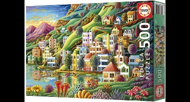 EDUCA - puzzel - 500 stuks - VERBORGEN HAVEN