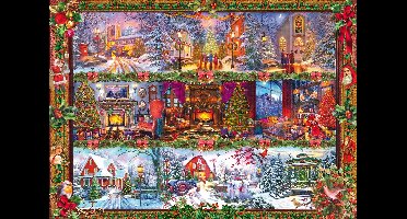 Schmidt - Legpuzzel - Vrolijke kersttijd - 1000 stukjes - Volwassenen - vanaf 12 jaar