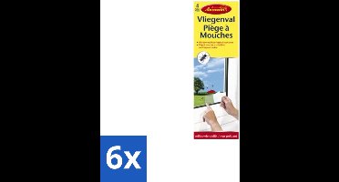 Aeroxon – Vliegenval – Voor Ramen – Discreet & Effectief - Voordeelverpakking - 6 stuks
