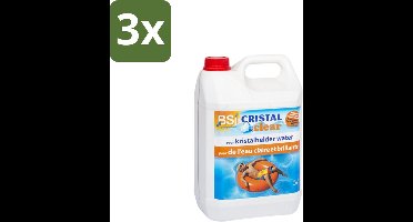 BSI – Cristal Clear – Voor Kristalhelder Zwembadwater – 5 L - Bulkverpakking - 3 stuks
