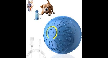 1 stuks hondenballen - Trilbal voor honden, interactieve huisdierballen, schudspeelgoed, USB oplaadbaar, stuiterende huisdierballen, bewegend speelgoed