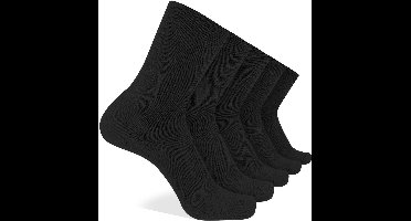 Pierre Cardin Heren Katoenen Sokken 5 Paar - Comfort Sokken met Naadloze Teen & Zachte Boord - Duurzamere Keuze - Zwart - 39/42