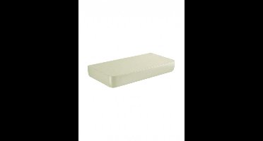 Wandplank Boat - Metaal - Crème - 30x5x15 cm (BxHxD) - Organisch Design - Sfeervol