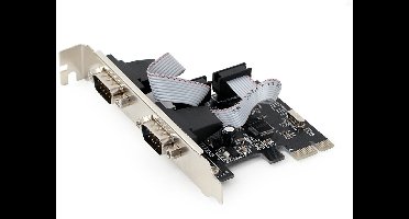 2-poorts seriële PCIe insteekkaart