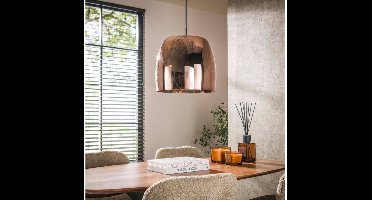 Hanglamp 1L drift glass - Copper color glas