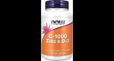 Vitamine C-1000, Zinc & D-3 - 100 v-caps