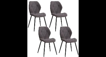 Eetkamerstoelen – Stoelen – Kuipstoelen – Eettafelstoelen – Armstoelen – Ergonomische Rugleuning – Verstelbare Voeten