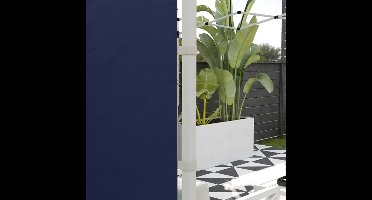 Partytent Zijwand – Partytent Wand – Tentwand – Zijpanelen – Tentzeil – Waterafstotend Oxford Polyester – Geschikt Voor 3x3m & 3x6m Partytenten – Met Ramen En Ritsbare Deuren – Duurzaam Blauw