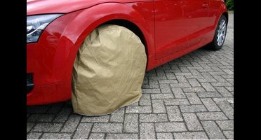 Wielhoezen EUROPA van canvas met metalen ring voor wielen van 14-15 inch / 4 stuks