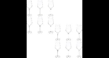 Secret de gourmet Wijnglas Paris - 18x stuks - 680 ml - glas - kristalachtig