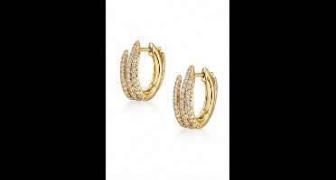 Oorbellen- Goudkleurig - Verguld - Roestvrijstalen oorbellen - sieraden – Cadeau tip – Hip - Trendy