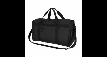 Norlander - Dull PU Sporttas - Eco Lining - Zwart - 50 x 26 x 30 cm - 40L