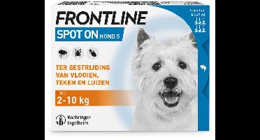 Frontline Spot On 1 Small Hond Small - Anti vlooien en tekenmiddel - 6 pip