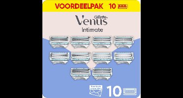Gillette Venus Intimate voor de intieme zone - 10 Scheermesjes
