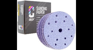 CROP Purple Ceramic Schuurschijf 150mm korrel 500 - 50 stuks