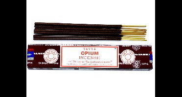 Satya Opium Wierookstokjes - 1 Doosje 15 Gram - Wierook Stokjes - Premium Wierook