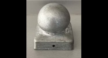 Paalkap bol verzinkt