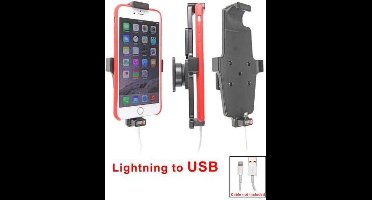 Brodit houder - Apple iPhone 6 / 6S / 7 Plus Passieve houder. Originele Apple lightning naar USB kabel (met skin)