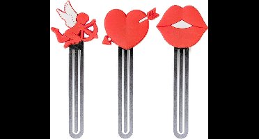 Balvi Romantische Boekenleggers (set Van 3)