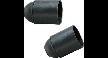 KOPP kunststof lampfitting | matzwart | E27 | 2 STUKS