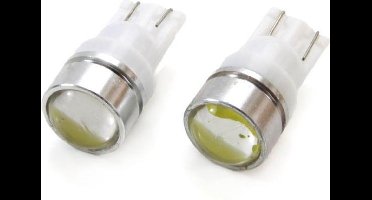 T10 - Cob - 3 LED - 12 volt - 2 stuks