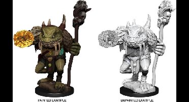 Wizkids Green Slaad Miniature - Dungeons & Dragons Nolzur's Marvelous