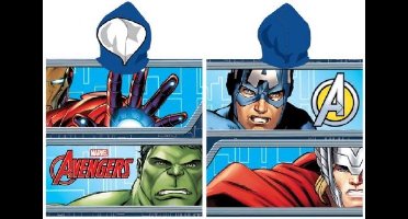 Marvel - Avengers - Badponcho - 55 x 110 cm. - Captain America - De Hulk - Poncho handdoek