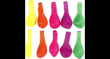 Creotime Ballonnen Voor Helium Multicolor 8 Stuks