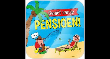 Huldeschild - Pensioen cartoon