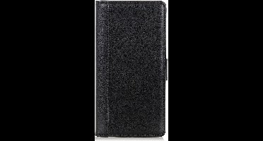 "Shop4 - Geschikt voor Samsung Galaxy A41 Hoesje - Wallet Case Grain Zwart"