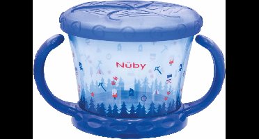 Nûby - Koekendoosje - "Snack keeper" - Blauw - 12m+