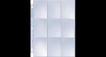 Ultra Pro Silver Series 9-Pocket Pages Blad 10 Stuks