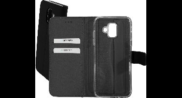 Mobiparts Premium Wallet TPU geschikt voorSamsung Galaxy A6 (2018) - Zwart