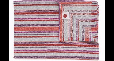 TINT TAFELKLEED 150X250 STRIPED SATIN CHILI